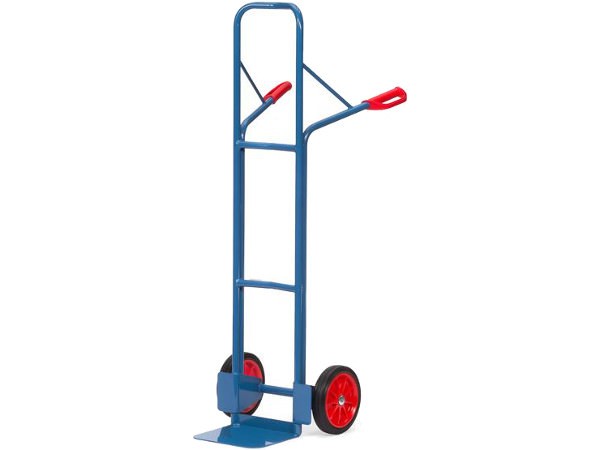 Diese Ausführung hat eine spezielle Vollgummibereifung und kann Lasten bis 300 kg tragen.