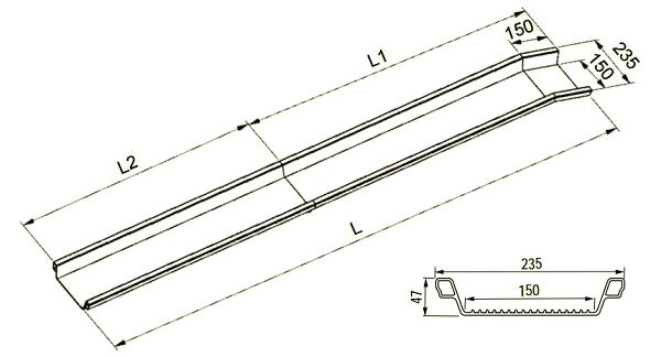 Rollstuhlschienen-ABS-F