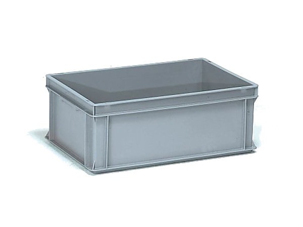 Der Eurokasten kann bis zu 20 kg tragen und hat ein Volumen von 43,1 Liter.