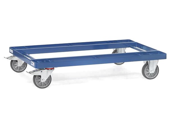 Dieser Palettenwagen ist speziell für Paletten oder Gitterboxen konzipiert.