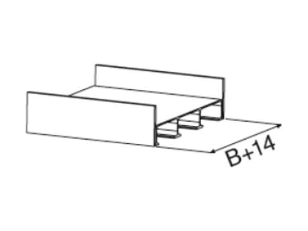 Der 40 mm hohe Sicherheitsrand verhindert ein seitliches Abrutschen beim Be- und Entladevorgang.