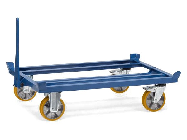 Der praktische Palettenfahrgestellwagen ist speziell für Lasten bis 1000 kg.