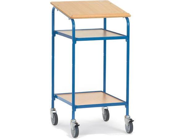 Das mobile Pult ist sehr robust und kann Lasten bis 100 kg problemlos aushalten.