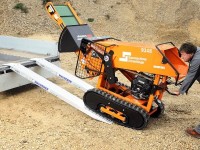 Vorschau: Selbst sehr schwere Baumaschinen mit einem Gewicht von bis zu 2.200 kg lassen sich sehr einfach be- und entladen.  Vorschau: Selbst sehr schwere Baumaschinen mit einem Gewicht von bis zu 2.200 kg lassen sich sehr einfach be- und entladen.