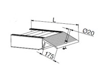 Vorschau: Die Auflagerzunge ist das Standardauflager für die AVSV Auffahrschiene. Vorschau: Die Auflagerzunge ist das Standardauflager für die AVSV Auffahrschiene.