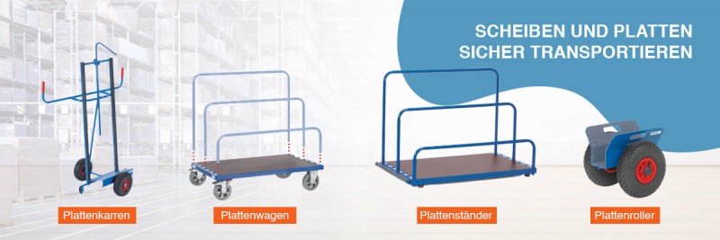 Scheiben und Platten sicher transportieren.