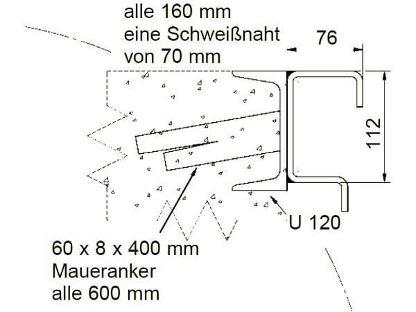 SKB Führungsschiene verzinkt