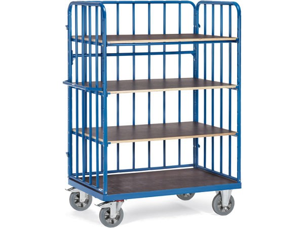 Der Schwerlast-Etagenwagen kann bis zu 1200 kg problemlos von A nach B transportieren.