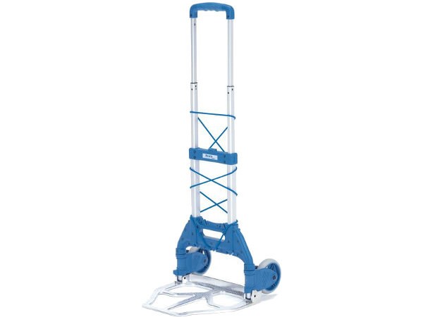 Der superleichte Paketroller kann Lasten bis 50 kg tragen.